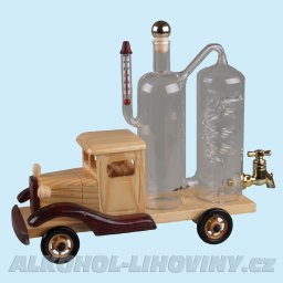 Auto s přístrojem a teploměrem