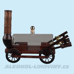 Dřevěný vozík s cisternou