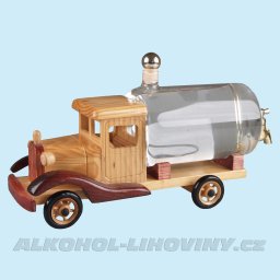 Dřevěné auto s cisternou 0,5L