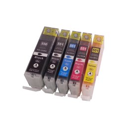 Canon PGI-550 + CLI-551 multipack 5ks - kompatibilní