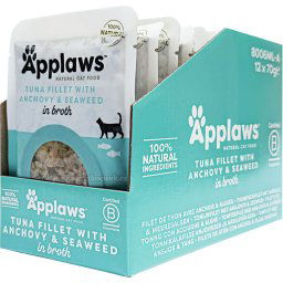 Applaws tuňák, ančovičky a mořské řasy MULTIPACK - kapsička 12x70 g