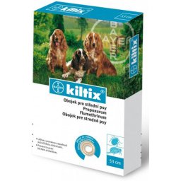 Kiltix obojek antiparazitní pro střední psy 53 cm