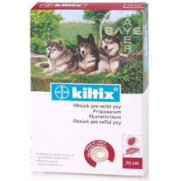 Kiltix obojek antiparazitní pro velké psy 70 cm