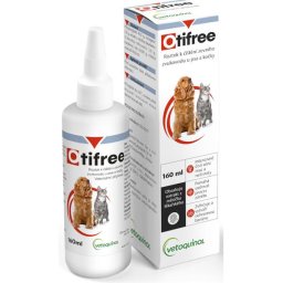 VETOQUINOL Otifree - přípravek na čištění uší 160ml