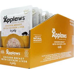 Applaws Jelly MULTIPACK kuřecí prsa a játra - kapsička 16x70 g