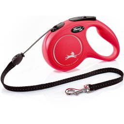 Lankové vodítko Flexi Classic M 5 m, 20 kg různé barvy Barva: červená