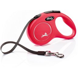 Páskové vodítko Flexi Classic S 5 m, 15 kg různé barvy Barva: červená