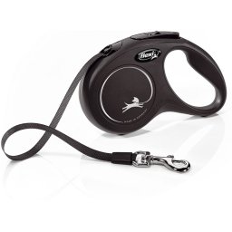 Páskové vodítko Flexi Classic S 5 m, 15 kg různé barvy Barva: černá