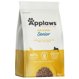 Applaws Cat Senior Chicken 7,5 kg + krémy Churu ZDARMA