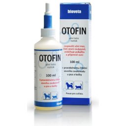 Ušní péče pro psy a kočky Otofin roztok 100 ml