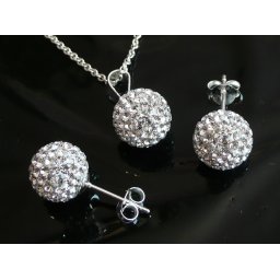 Stříbrná sada kuliček puzetky 10mm