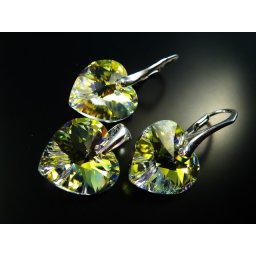 Lafira stříbrná sada šperků Srdce AB 262