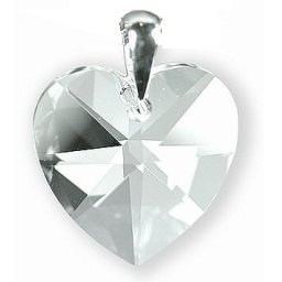 Stříbrný přívěsek Srdce Crystal