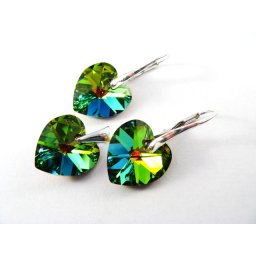 Stříbrná sada srdce Vitrail Medium