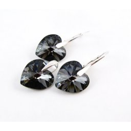 Stříbrná sada srdce Silver Night