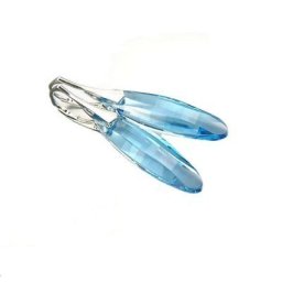 ELLIPSE stříbrné náušnice Aquamarine
