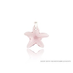 STARFISH stříbrný přívěsek Light Amethyst