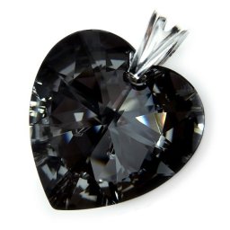 Stříbrný přívěsek Srdce Silver Night