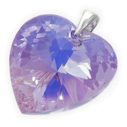 Stříbrný přívěsek Srdce Violet