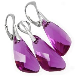Stříbrná souprava Wing Fuchsia