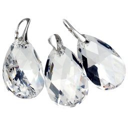 Stříbrná souprava Pear Crystal