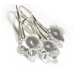 Lafira stříbrná sada šperků Flowers Crystal 766