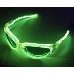 LED brýle - zelené