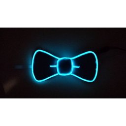 Neon pánský motýlek - Modrý