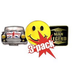 3x Pack Přezky na opasek za skvělou cenu