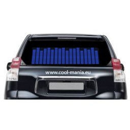 Auto Led Ekvalizér - Modrý 42 x 11 cm
