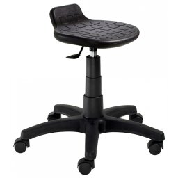 Pracovní židle PILOT - černý polyuretan