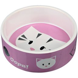 Keramická miska pro kočky MIMI 300 ml Barva: růžová