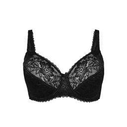 AnfenMolly krajková podprsenka s kosticí - 5-295-1 75E černá
