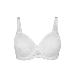 AnfenMolly krajková podprsenka s kosticí - 5-295-1 75E bílá