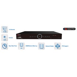 DVR záznamník hybridní AHD 1080P / 960H / 720P - 16 vstupový