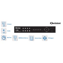 DVR rekordér AHD profesionální 1080P / 960H / 720P - 8 kanálový