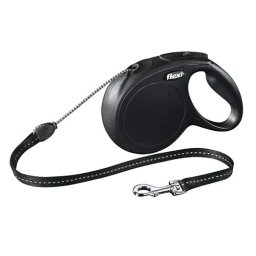 flexi Classic lanko M 8m/20kg černé NEW
