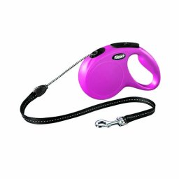 flexi Classic lanko M 5m/20kg růžové NEW