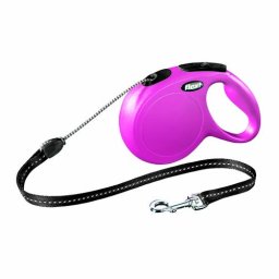 flexi Classic lanko M 8m/20kg růžové NEW