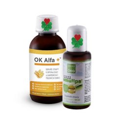 OK Alfa+ 115 ml Emulips 50 ml - sada harmonie trávení
