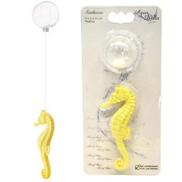 EBI AQUA DELLA SEAHORSE YELLOW 5x2x11cm +silon 15cm