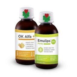 OKG OK Alfa+ 115 ml Emulips Forte XXL 120 ml. ( harmonie trávení )