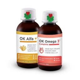 OK Alfa+ 115 ml OK Omega-3 Complete 120 ml | Sada pro zdravé srdce a cévy