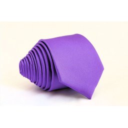 Pánská světle fialová slim kravata - 5 cm