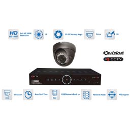 Kamerové systémy AHD - 1x kamera 1080P s 40m IR a DVR