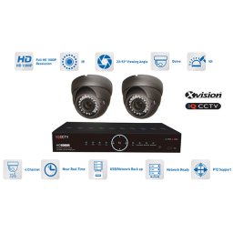 Kamerové systémy AHD - 2x kamera 1080P s 40m IR a DVR