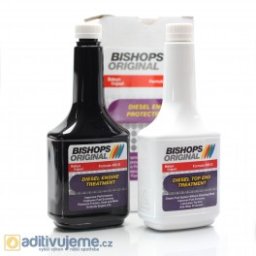 Souprava aditiv k ošetření naftového motoru Bishops Original 400-D KIT 2 x 354 ml