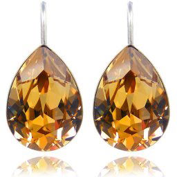 Náušnice Pear Metallic Sunshine