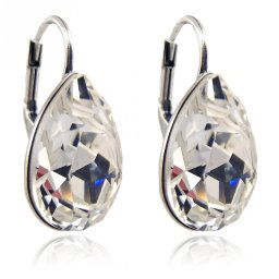 Náušnice Pear Crystal