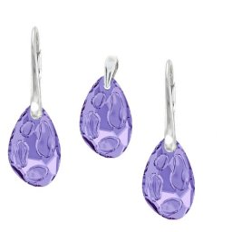 Stříbrná souprava Radiolarian Tanzanite